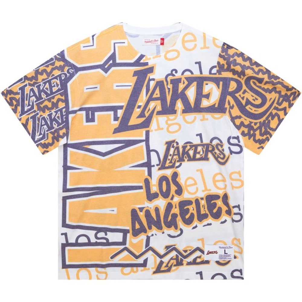 Mitchell & Ness Los Angeles Lakers Jumbotron AOP T-Shirt Men's